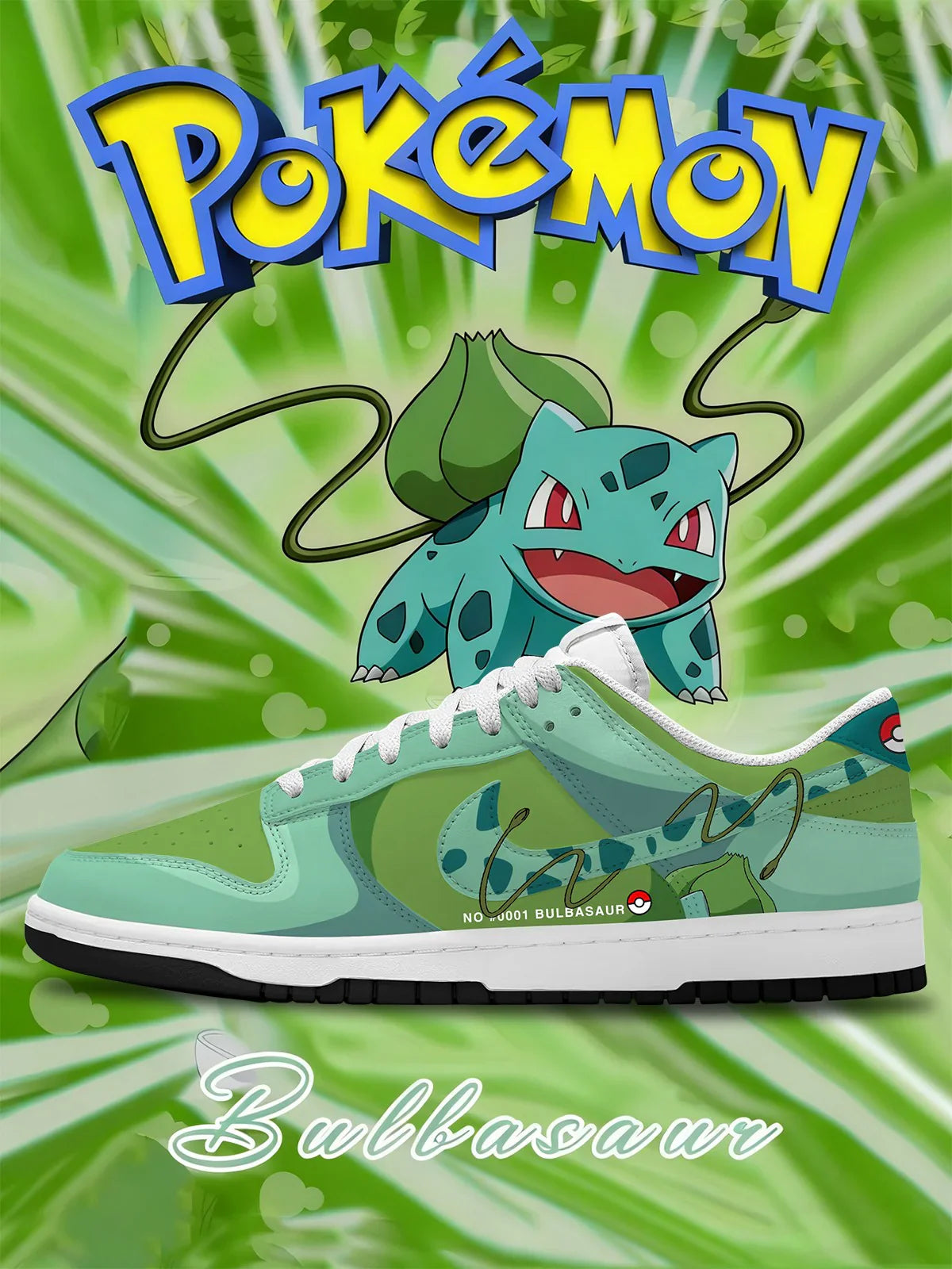 Bulbasaur Design Shoes DK
