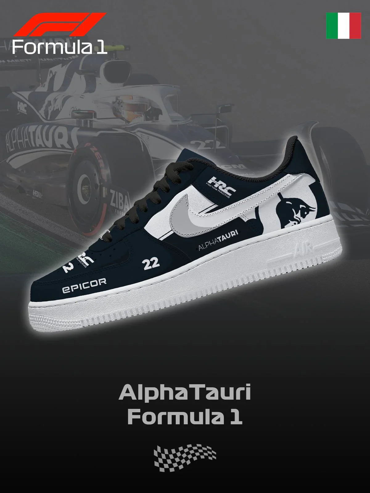 Chaussures AT F.1 personnalisées F1