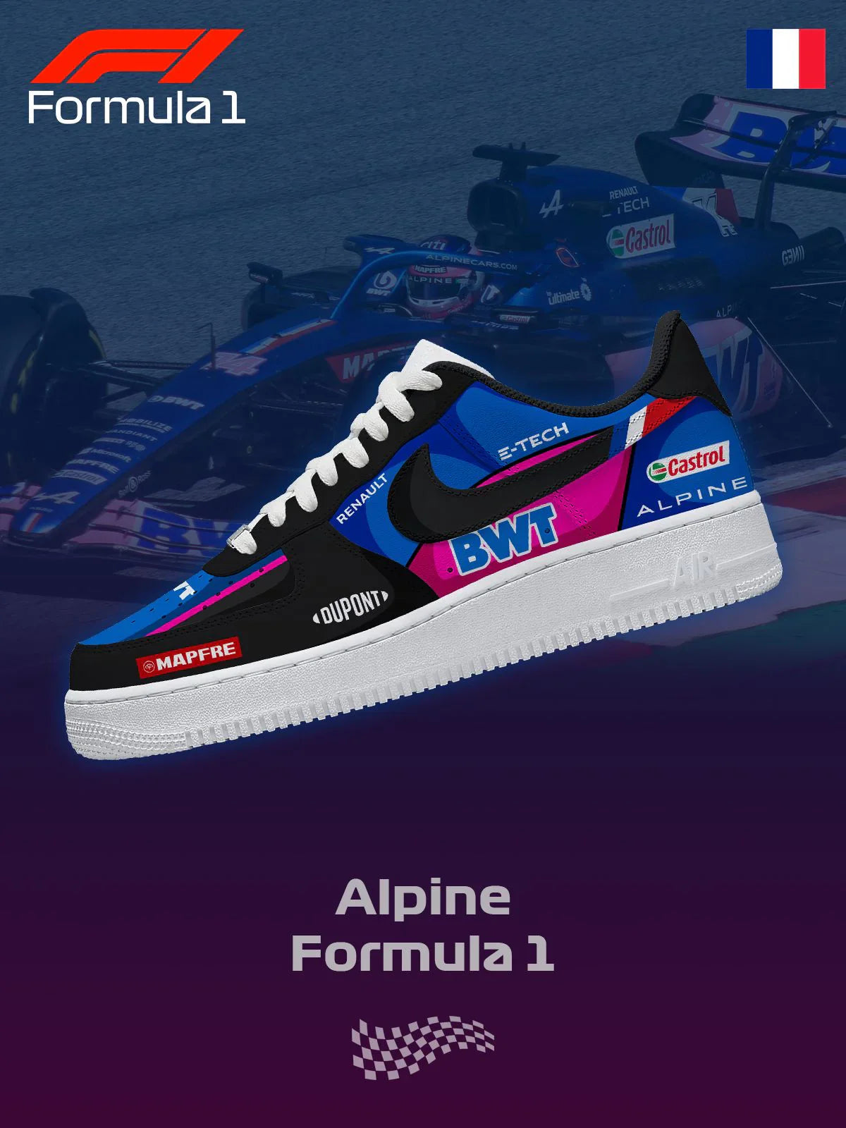 Chaussures personnalisées BWT F.1 Design F1