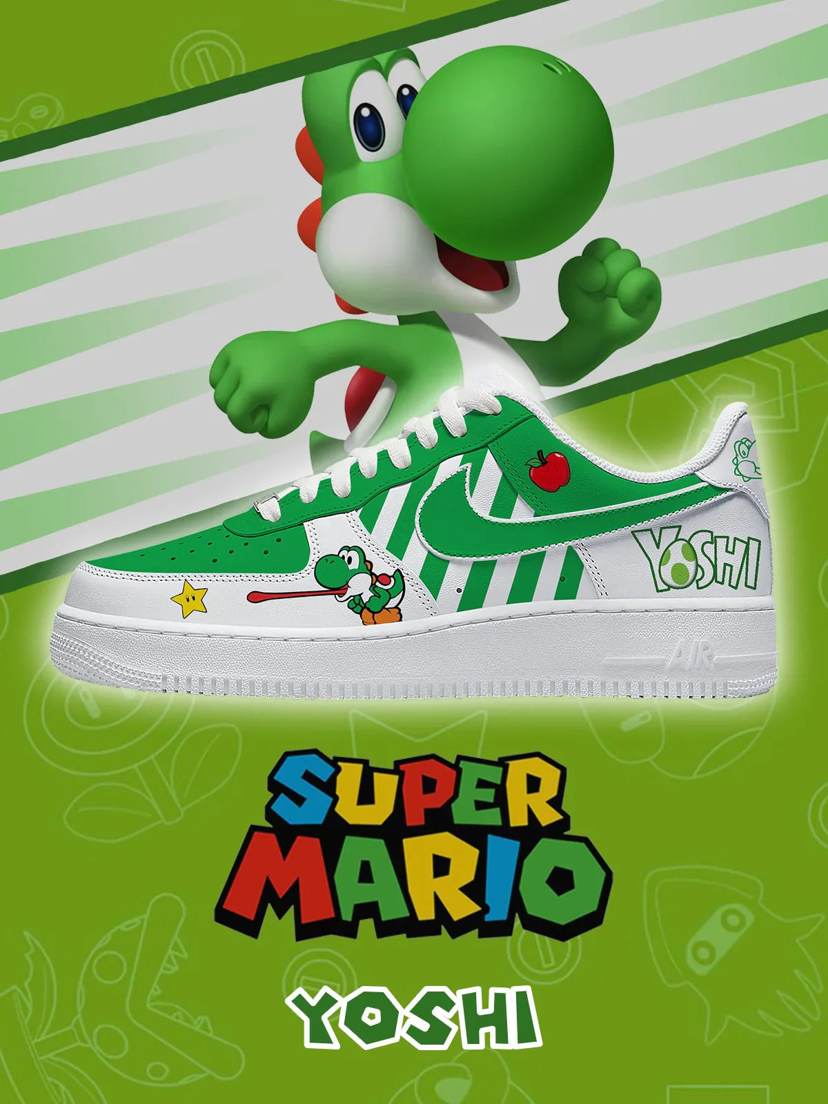 Yoshi limited edition Design Shoes F1