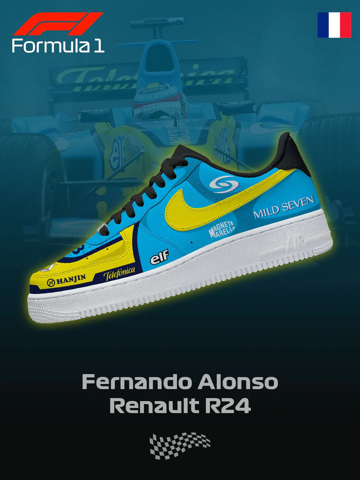 Personnalisez vos chaussures Renault R24 Design F1
