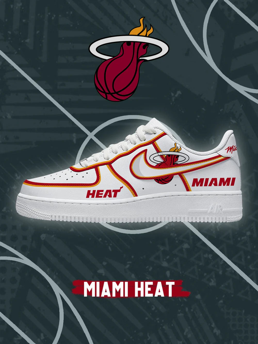 Miami Basketball limited edition Design Shoes F1