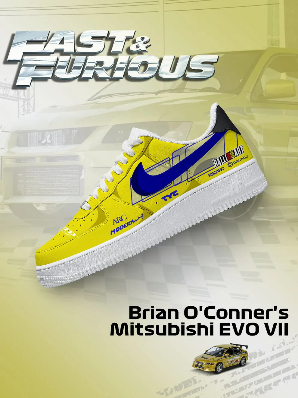 Chaussures F1 EVO VII de Brian O'Conner