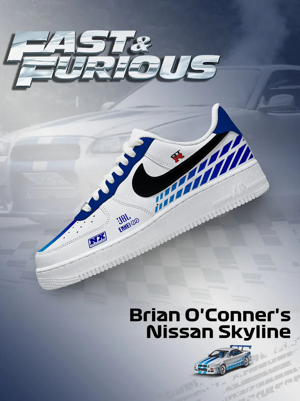 Chaussures Skyline Design F1 de Brian O'Conner
