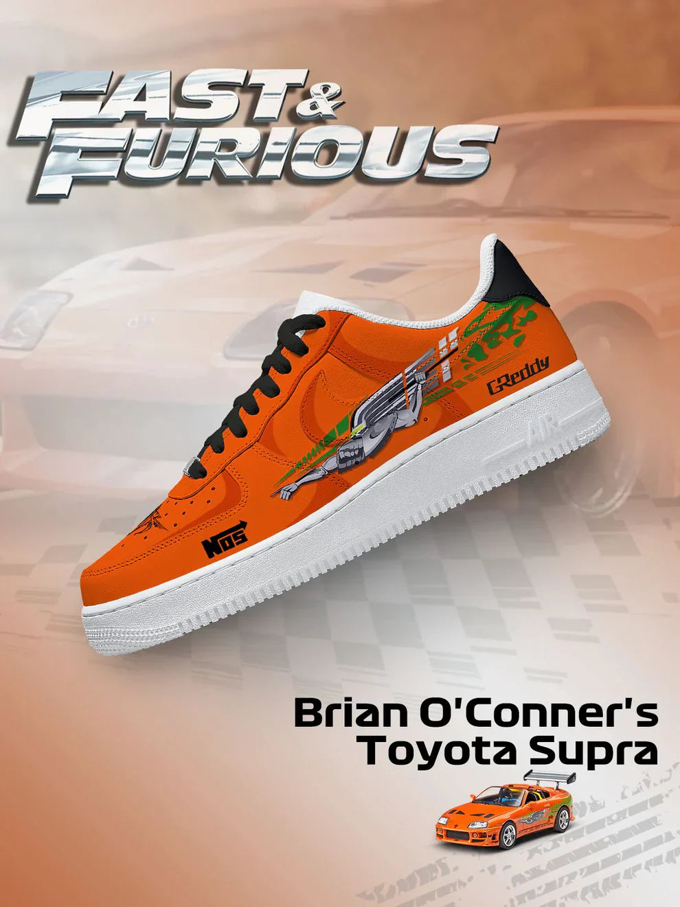 Chaussures Supra Design F1 de Brian O'Conner