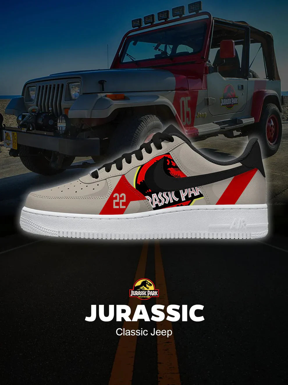 Chaussures J Park Classic Ranger F1 imprimées sur mesure