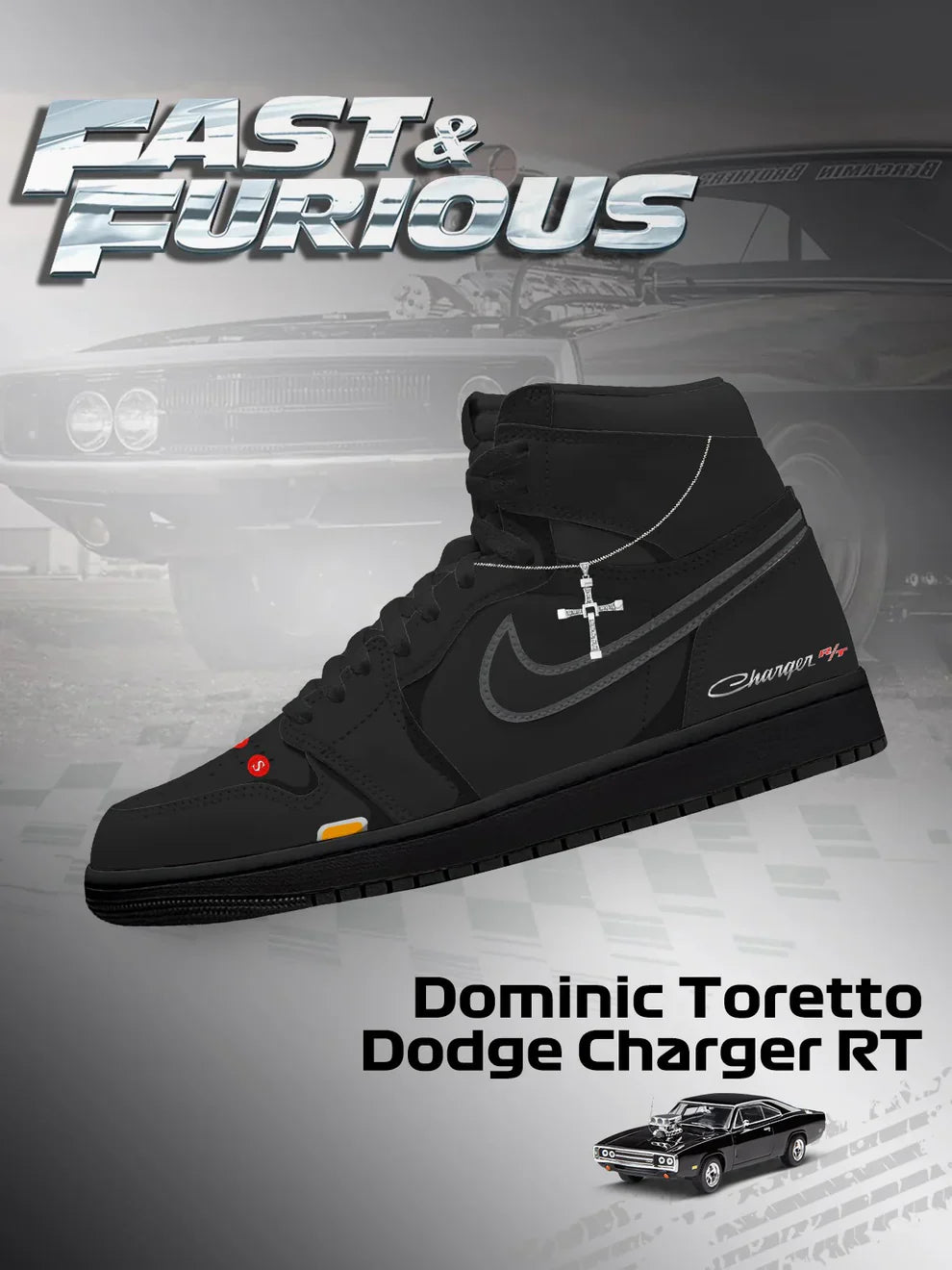 Chaussures Dominic Toretto Charger RT Design J1