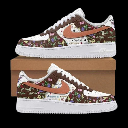 Blumendesign Schuhe F1