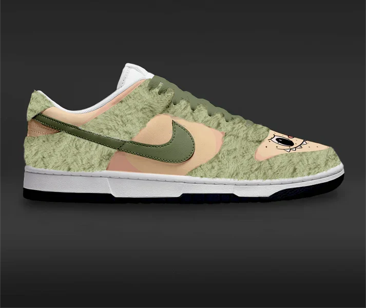 Chaussures basses J1 à motif raisin vert