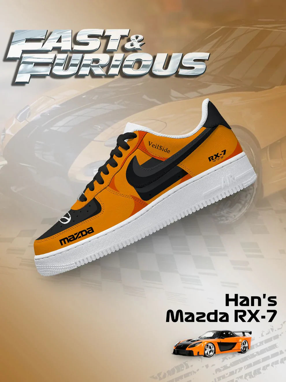 Chaussures de conception RX-7 de Han F1