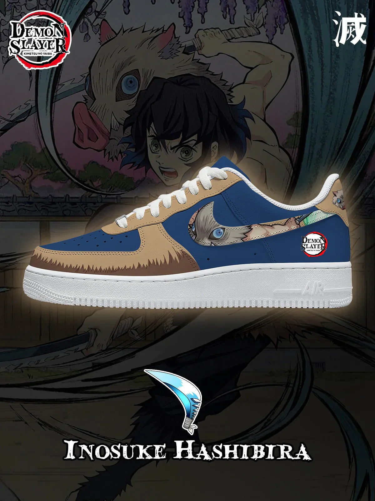 Inosuke Hashibira Design Chaussures F1