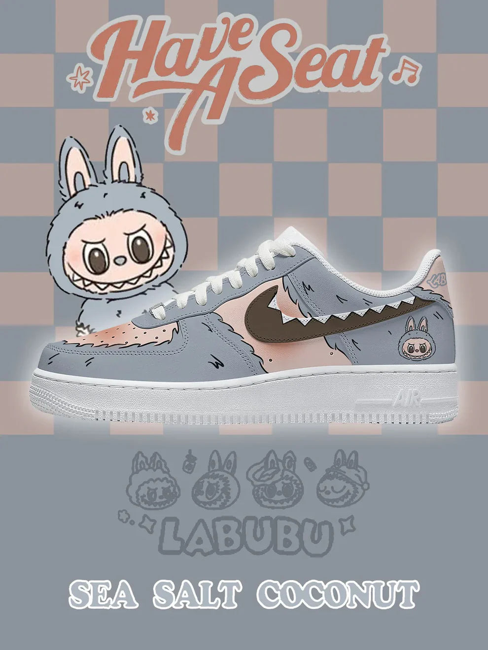 Chaussures au design noix de coco et sel de mer F1
