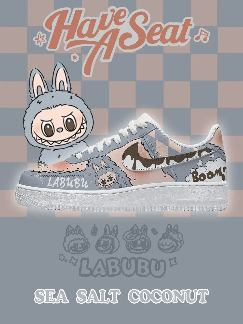 Chaussures au design noix de coco et sel de mer F1
