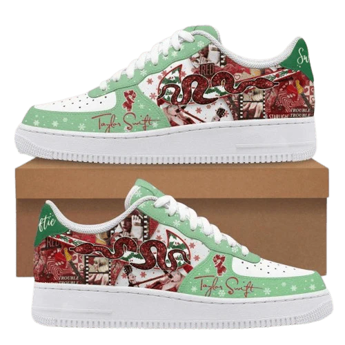 Snake Queen Trouble Design Schuhe F1