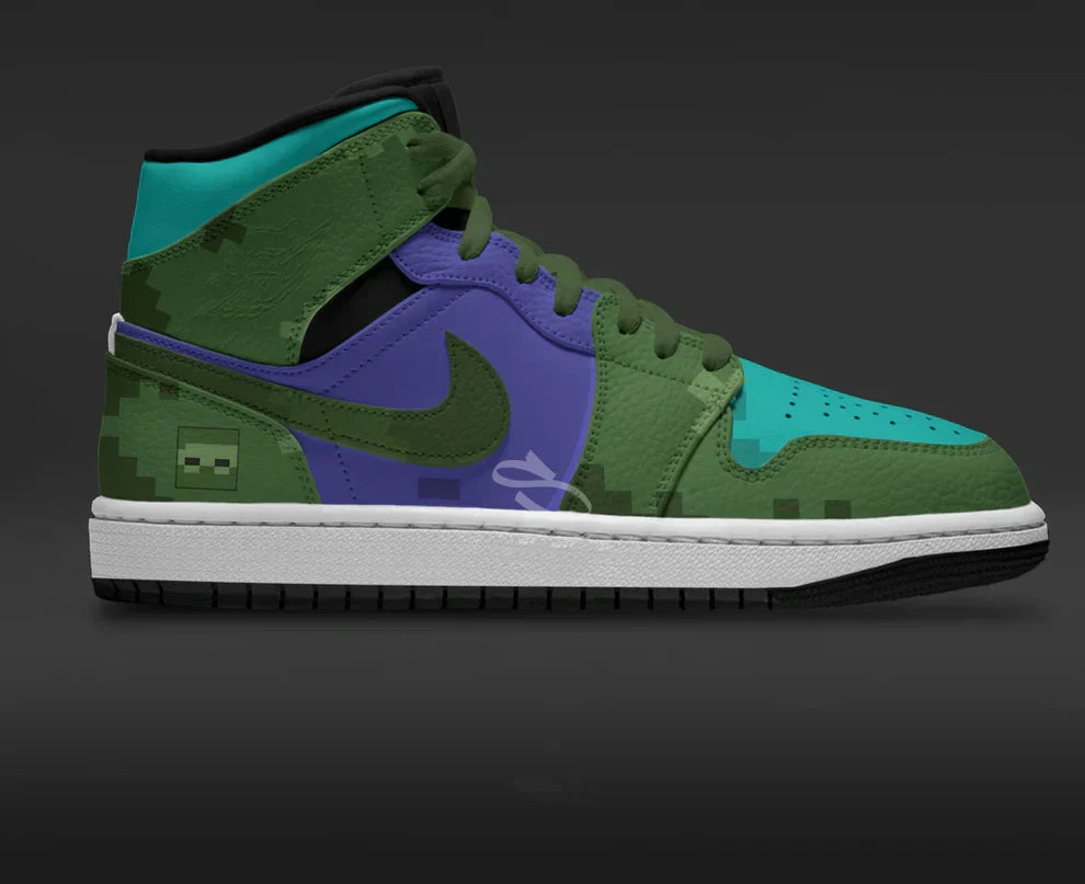 Chaussures à motif dragon zombie J1