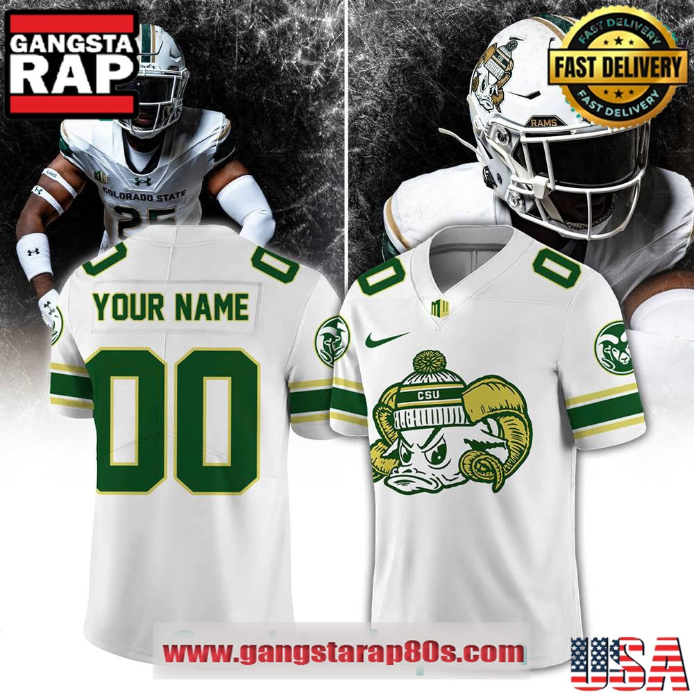 Colorado State Rams SNOW DAYS Special Custom Football Jersey