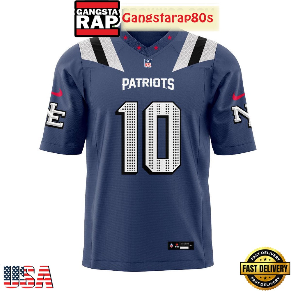 New England Patriot New Rivalries Uniform 2025 Special Custom Football Jersey