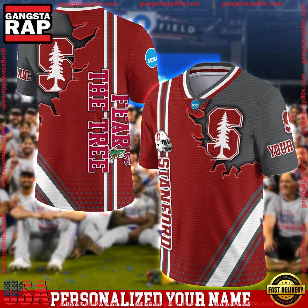 NCAA Customized Stanford Cardinal Team Logo Player Football Jersey Shirt