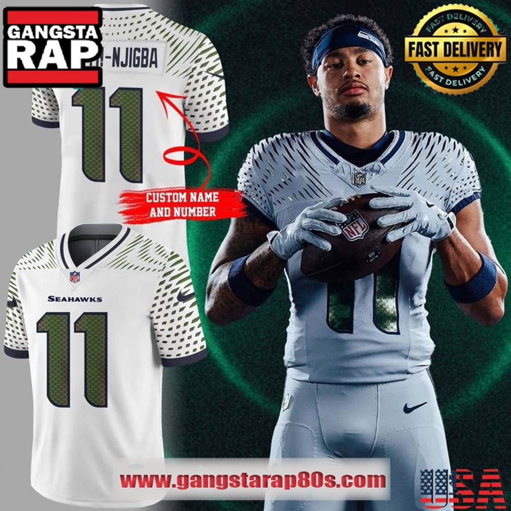 Seattle Seahawks 2025 Rivalries Special Custom Football Jersey