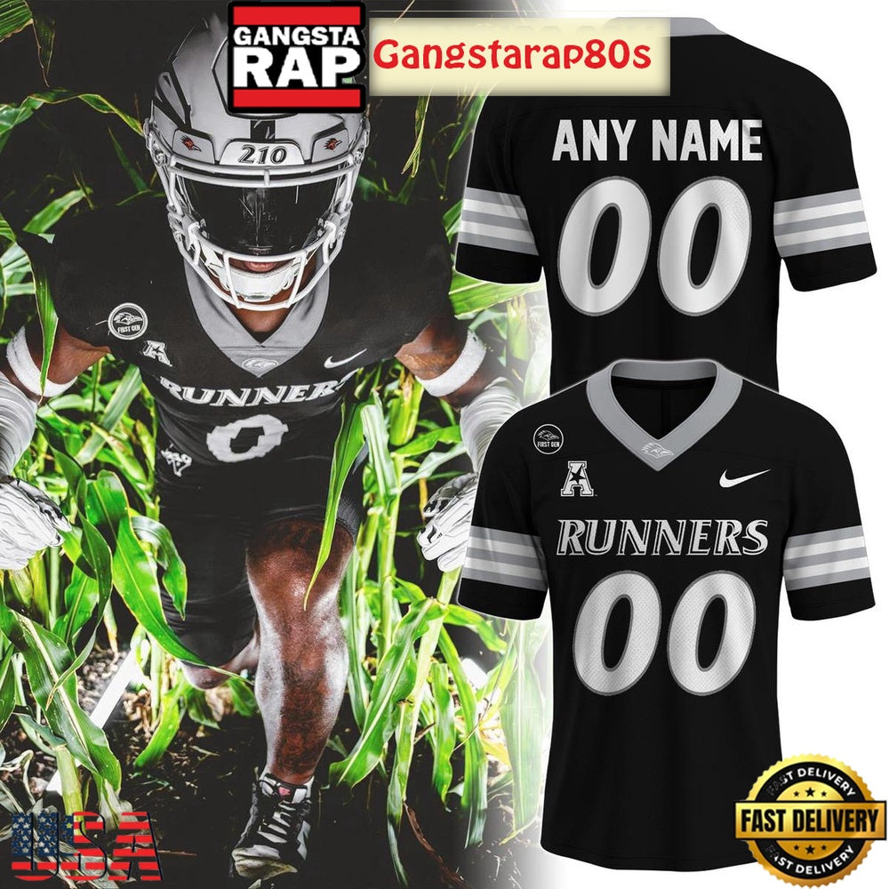 UTSA Roadrunners Back In Black Dard Mode 2025 Custom Football Jersey
