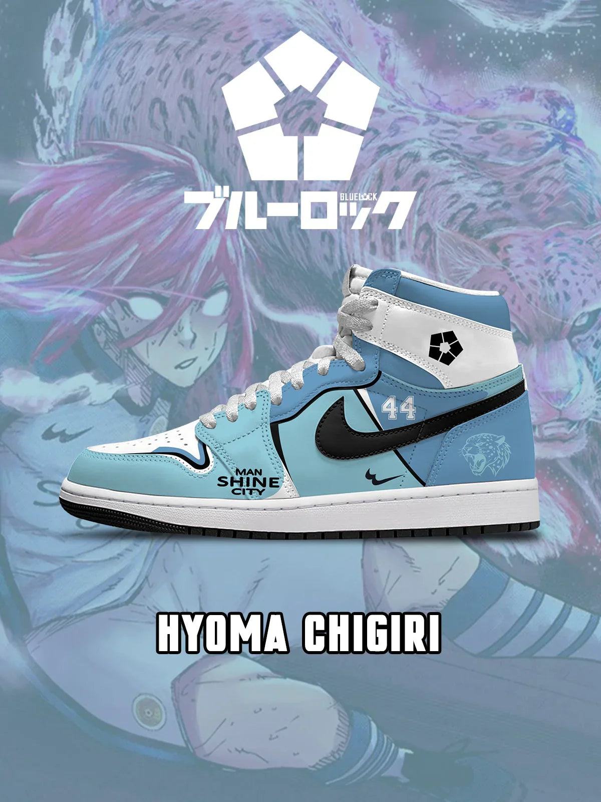 Hyoma Chigiri (Adult and kids size available) Limited Edition Design Shoes J1