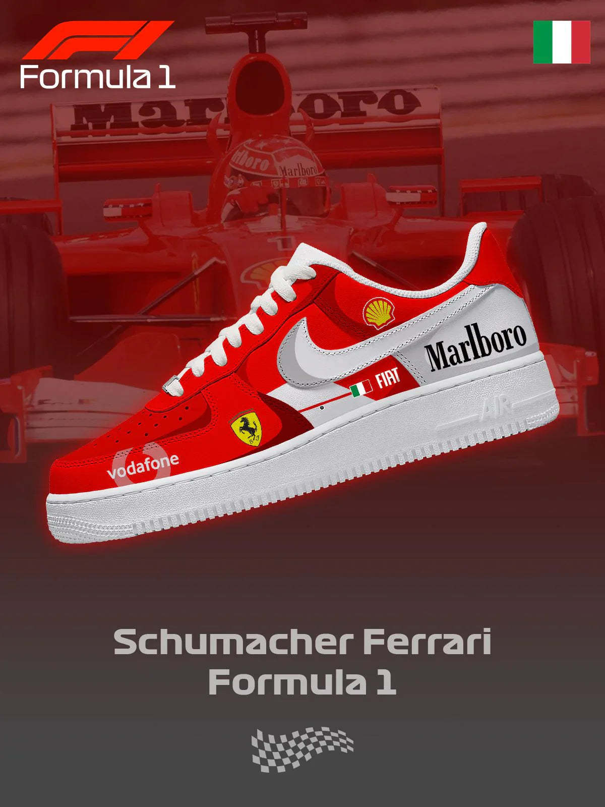 Chaussures SFR F.1 imprimées sur mesure F1