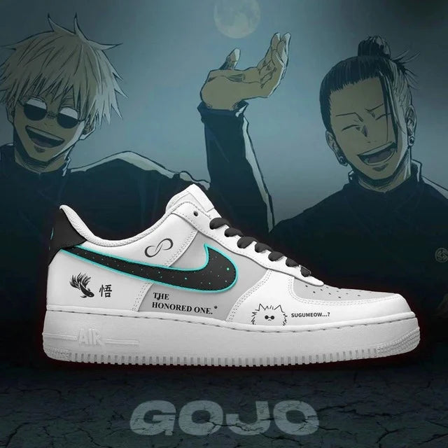 Chaussures F1 de Satoru Gojō Design