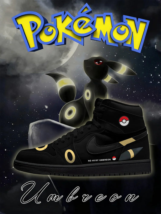Umbreon (Adult and kids size available) Limited Edition Design Shoes J1