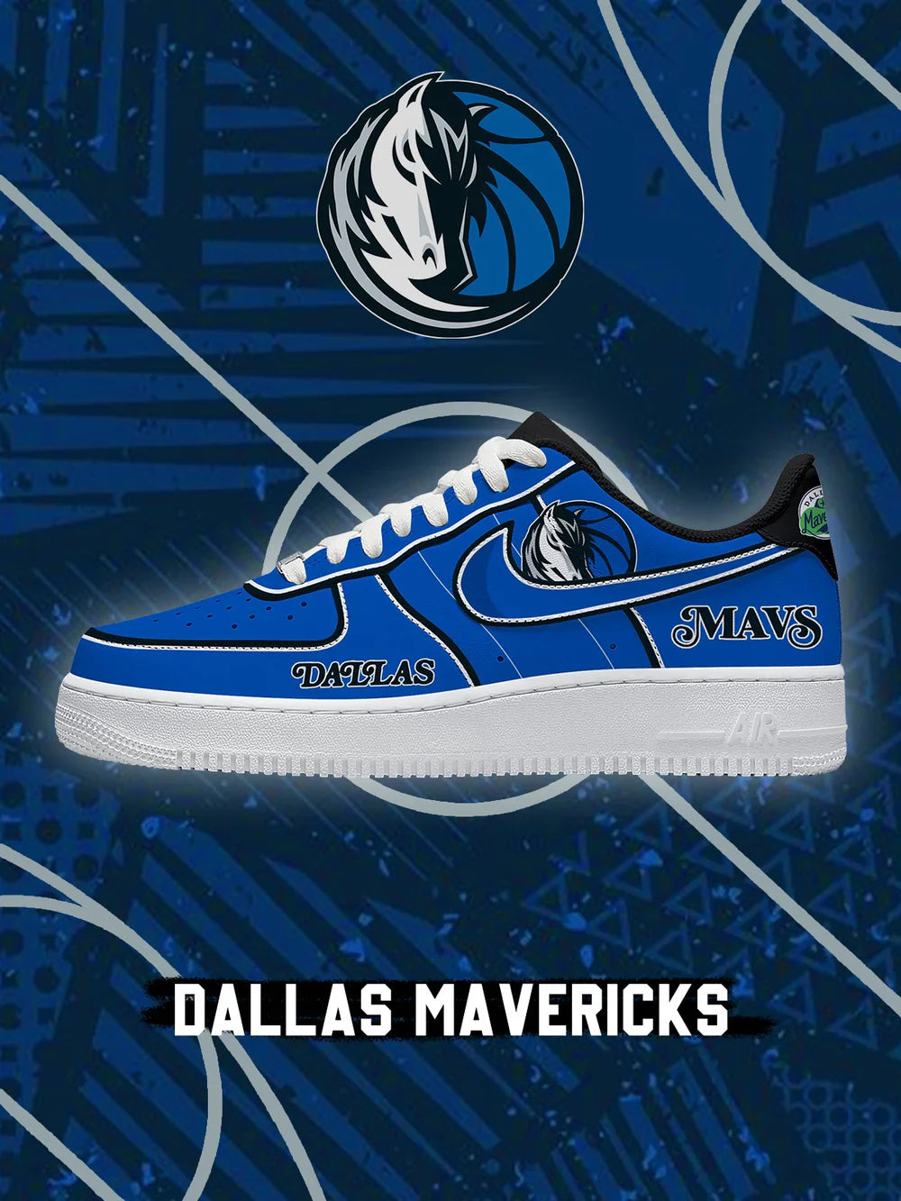 Dallas Basketball limited edition Design Shoes F1