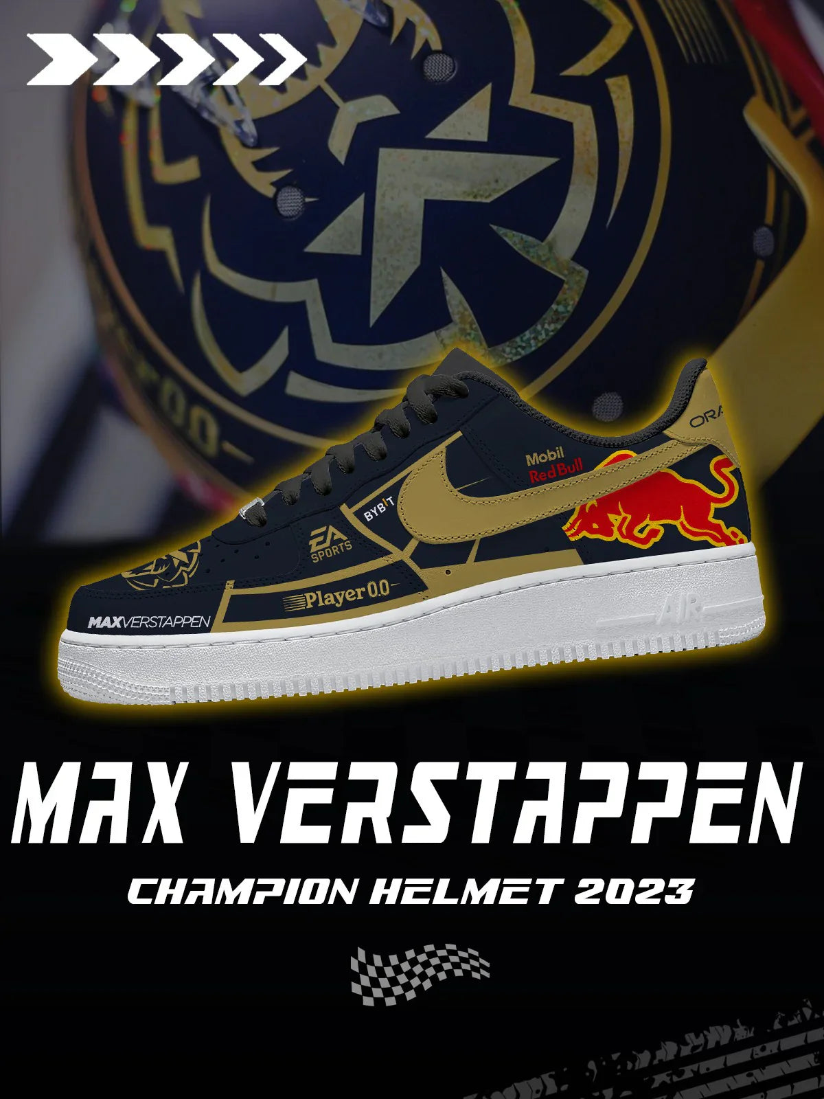 Casque Champion 2023 Design Chaussures F1