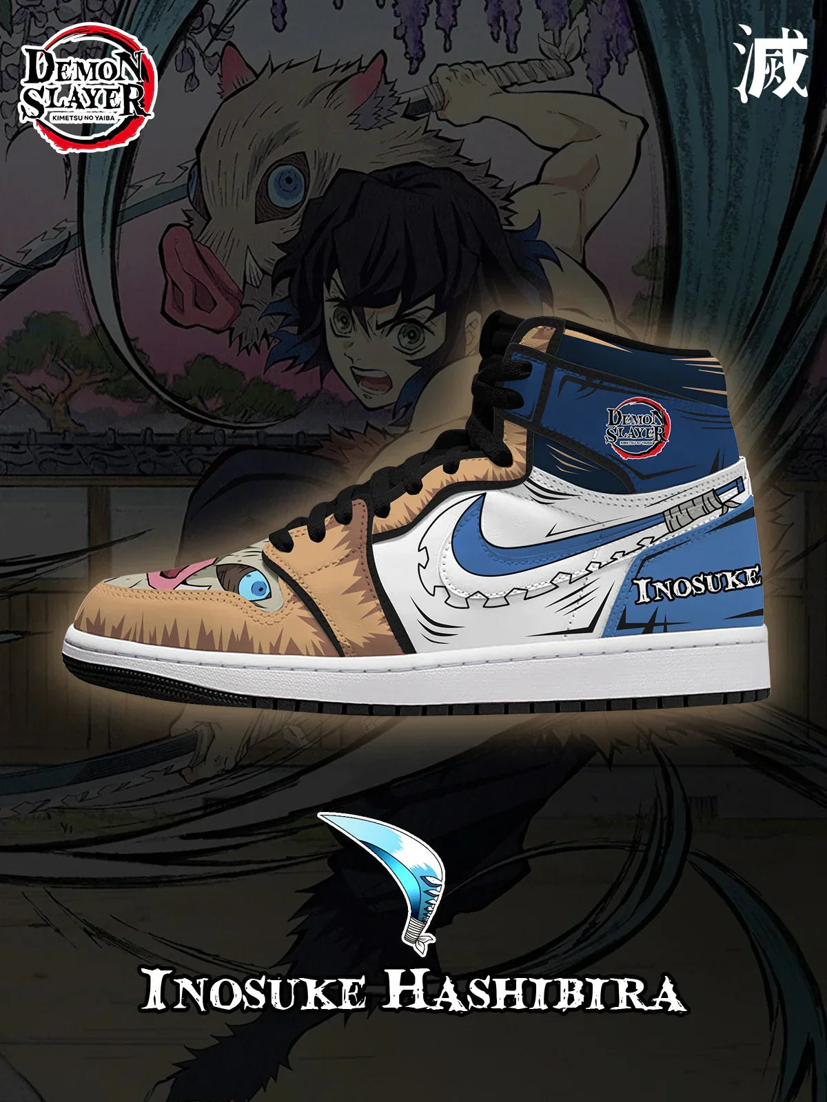 Inosuke Hashibira Design Chaussures J1