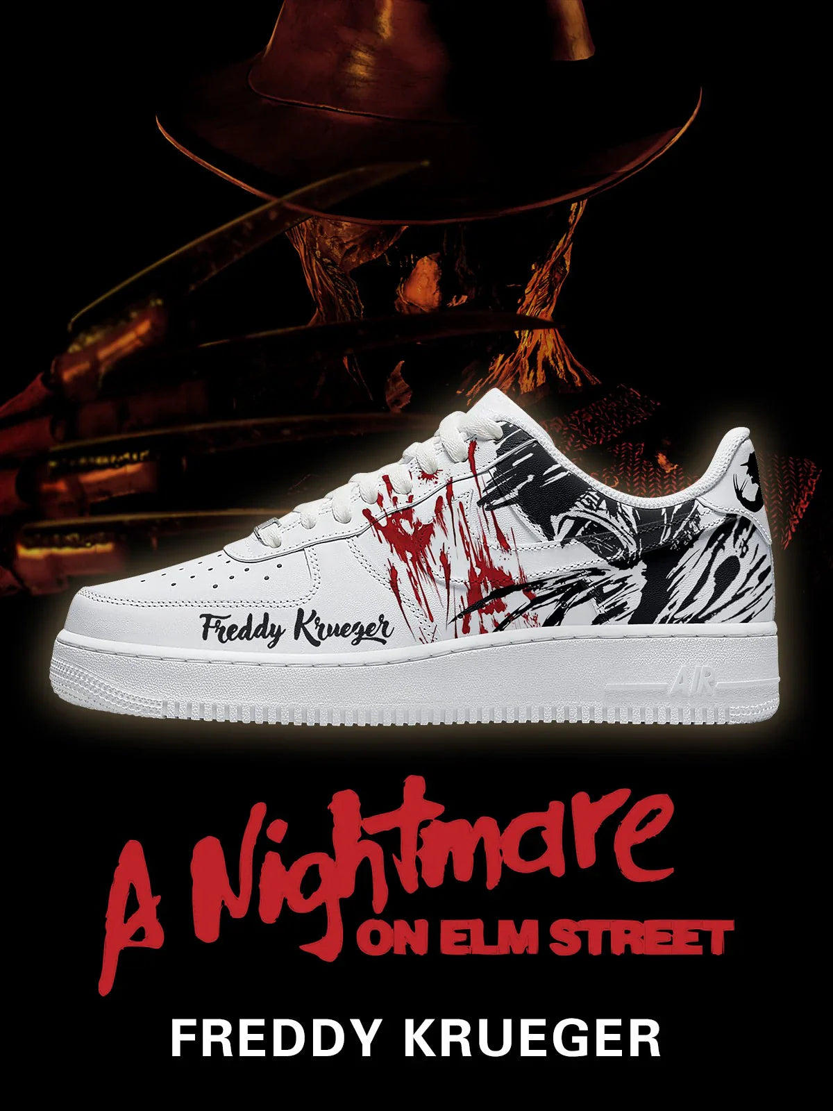 Chaussures F1 conçues par Freddy Krueger