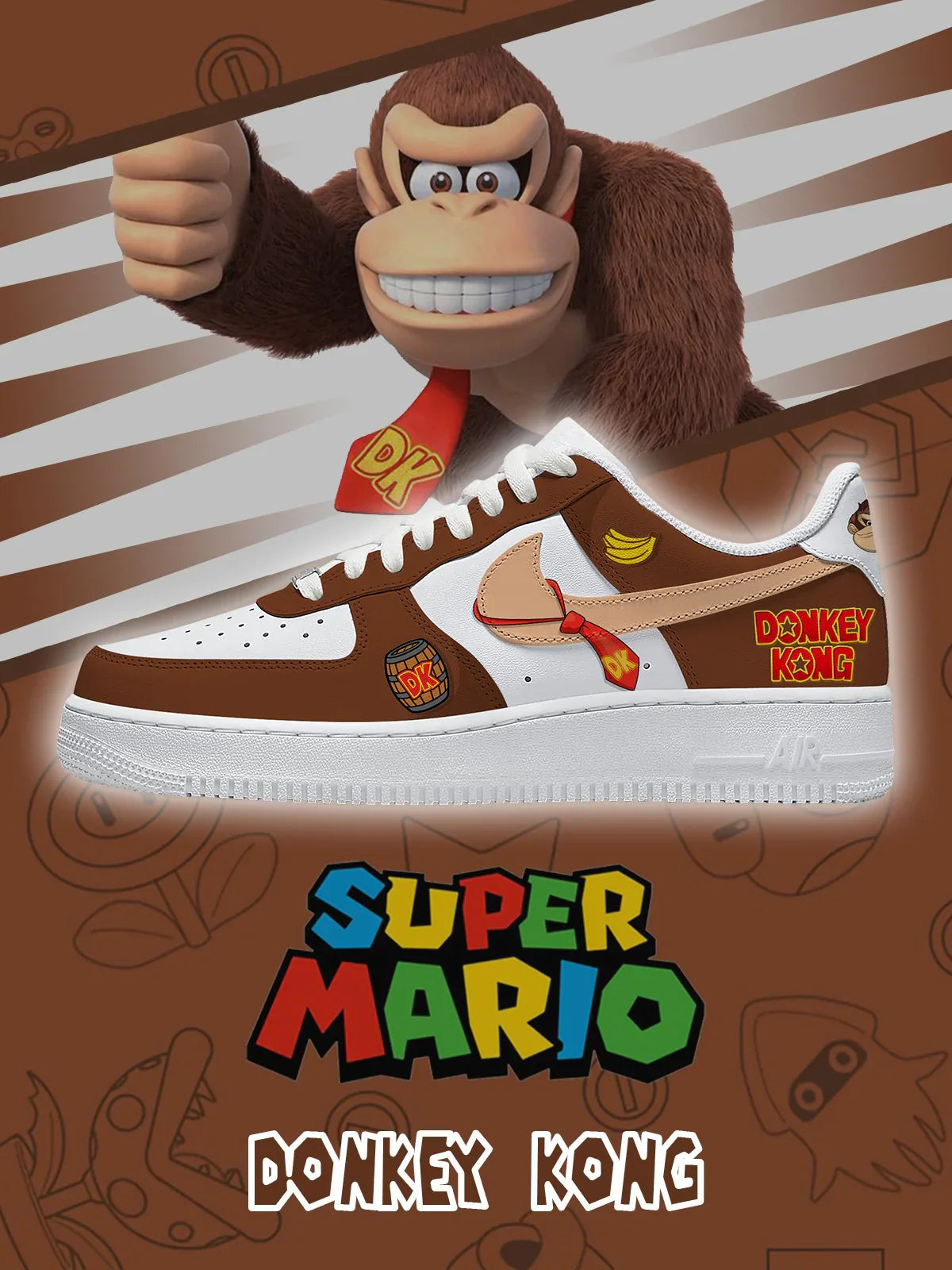 Donkey Kong  limited edition Design Shoes F1