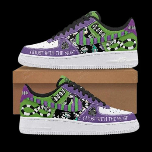 Beetlejuice Ghost With The Most Design Shoes F1