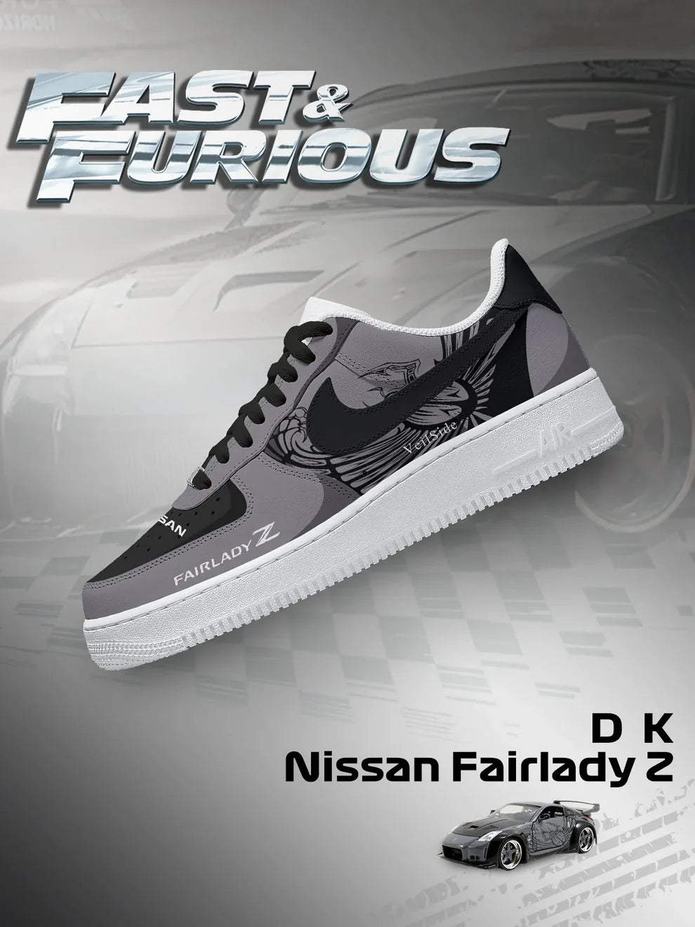 D. K. Fairlady Z Design Shoes F1