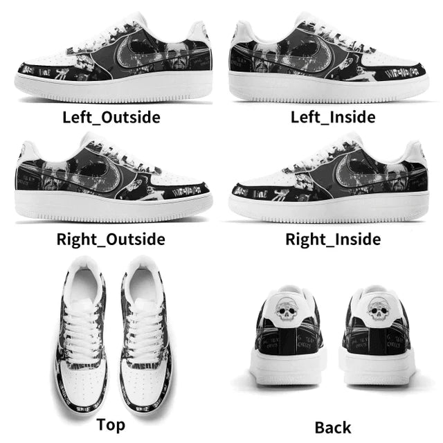 Live Fast Die Whenever limited edition Design Shoes F1