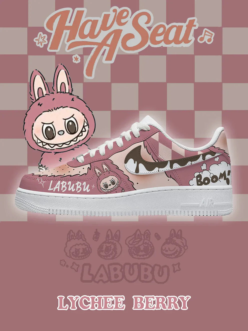 Lychee Berry Design Shoes F1