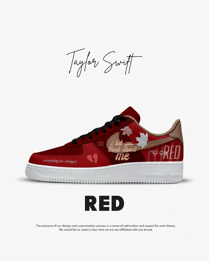 Red limited edition Design Shoes F1