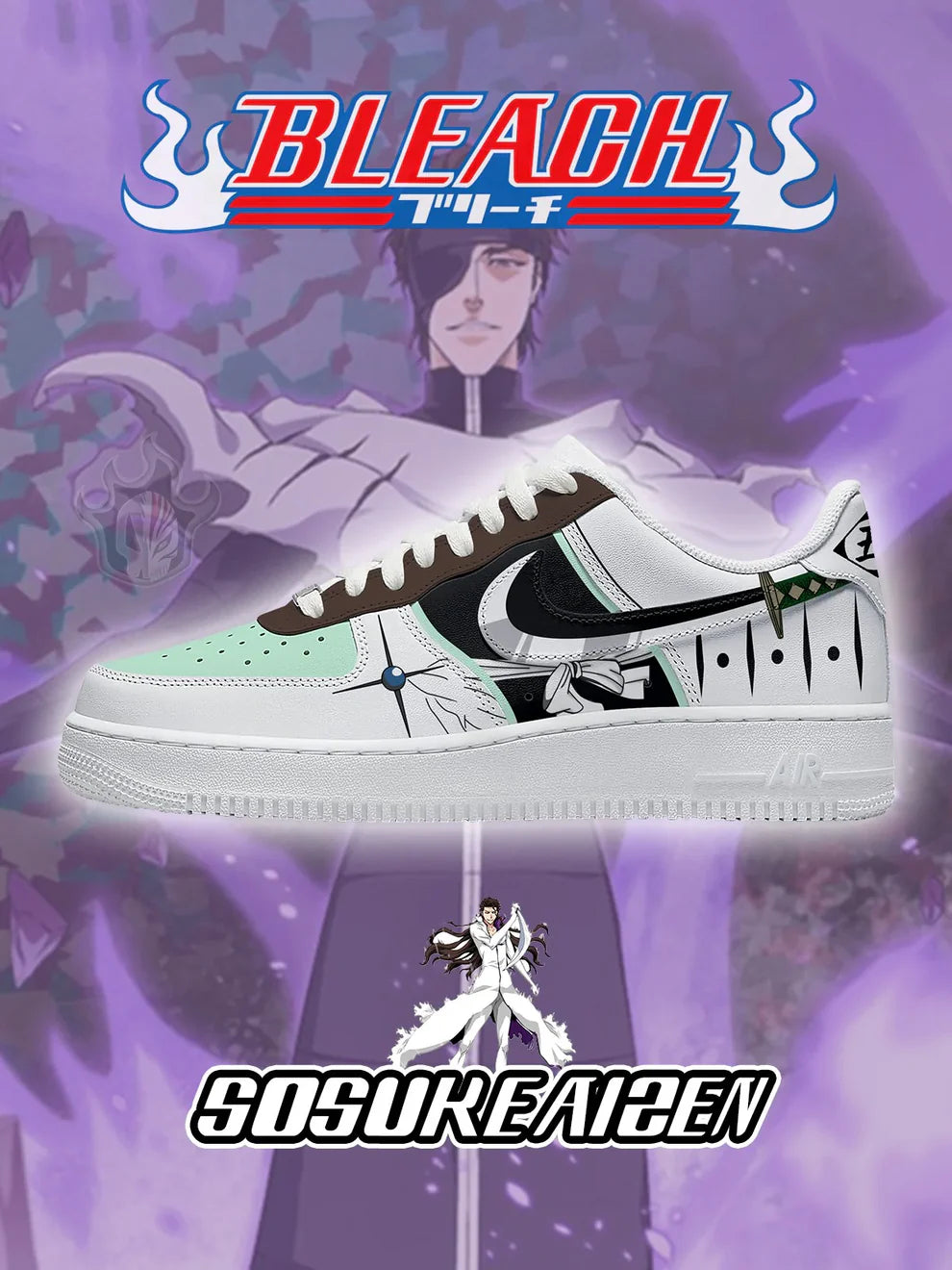 Sosuke Aizen limited edition Design Shoes F1