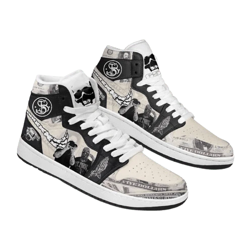 True Fan In Grey Day Limited Edition Design Shoes J1