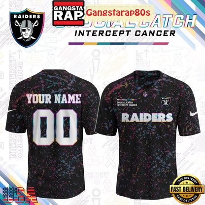 All Team NFL x Crucial Catch Intercept Cancer Custom Football Jersey