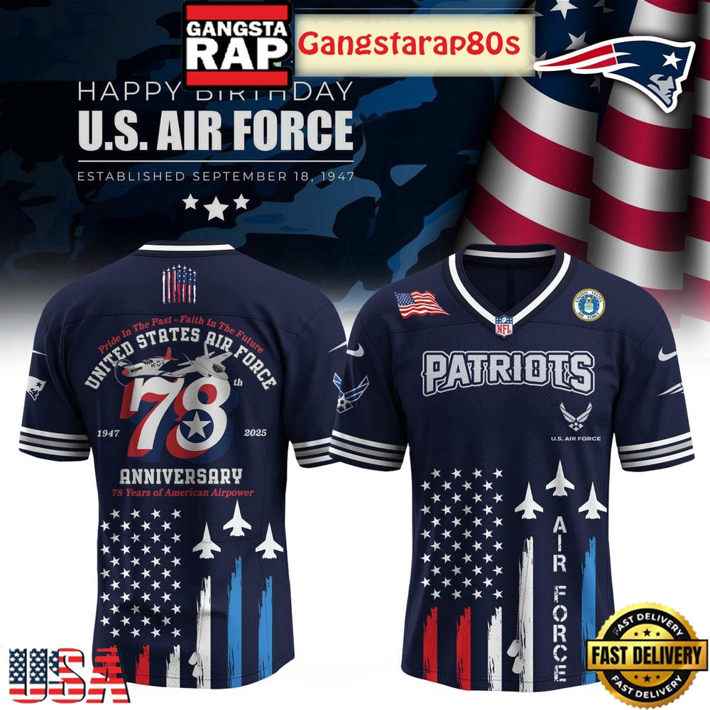All Team NFL x The US Air Force 78th Birthday 2025 Football Jersey