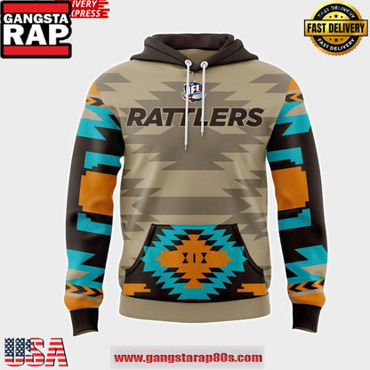 Arizona Rattlers x Native American Heritage Night 2025 Custom Football Jersey