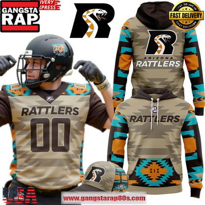 Arizona Rattlers x Native American Heritage Night 2025 Custom Football Jersey