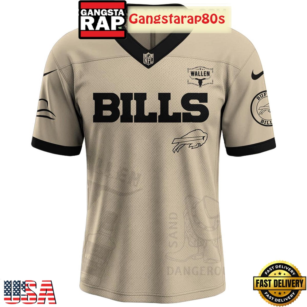 Buffalo Bills x Morgan Wallen I’m The Problem Tour 2025 Football Jersey