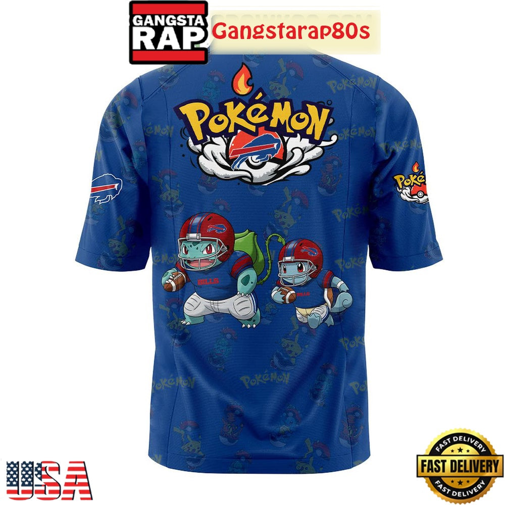 Buffalo Bills x Pokemon Go 2025 New Design Football Jersey