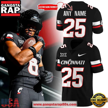 Cincinnati Bearcats 2025 Uniform Custom Football Jersey