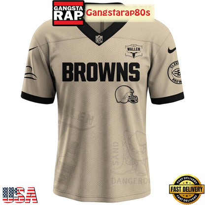 Cleveland Browns x Morgan Wallen I’m The Problem Tour 2025 Football Jersey