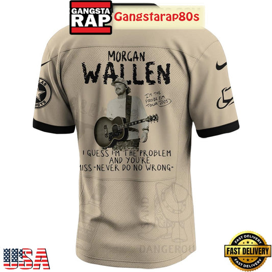 Dallas Cowboys x Morgan Wallen I’m The Problem Tour 2025 Football Jersey