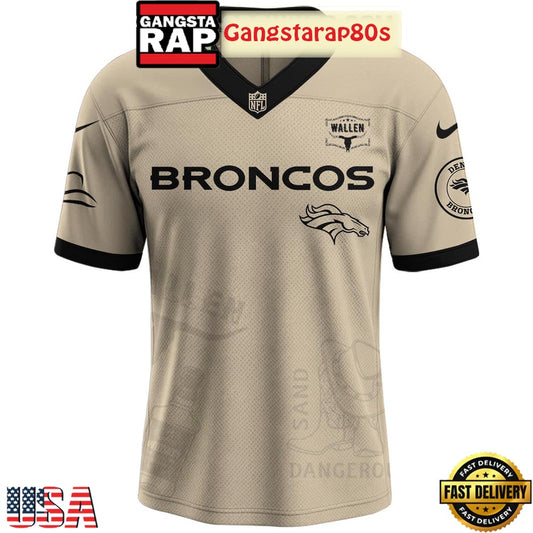 Denver Broncos x Morgan Wallen I’m The Problem Tour 2025 Football Jersey